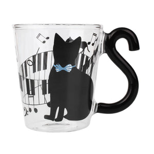 Cute Transparent Cat Cup