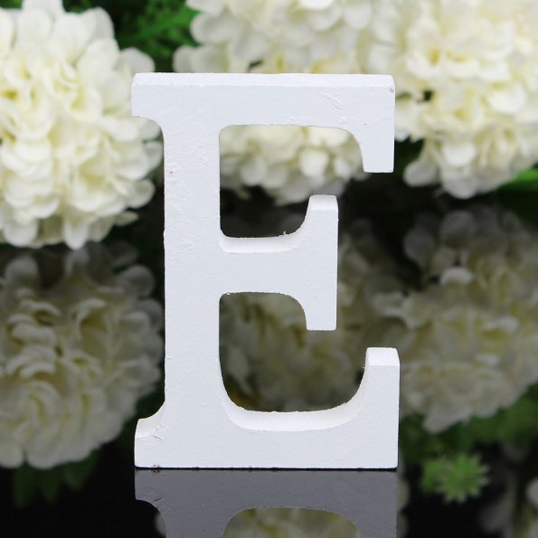 White Wooden Letters