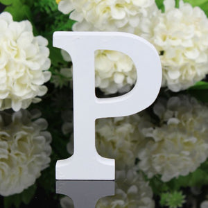 White Wooden Letters