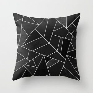 Marble Geometric Pillows