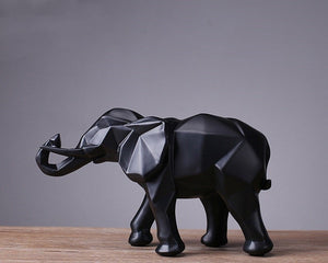 Abstract Black Elephant