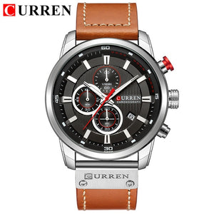 Mens Business Leather Watch