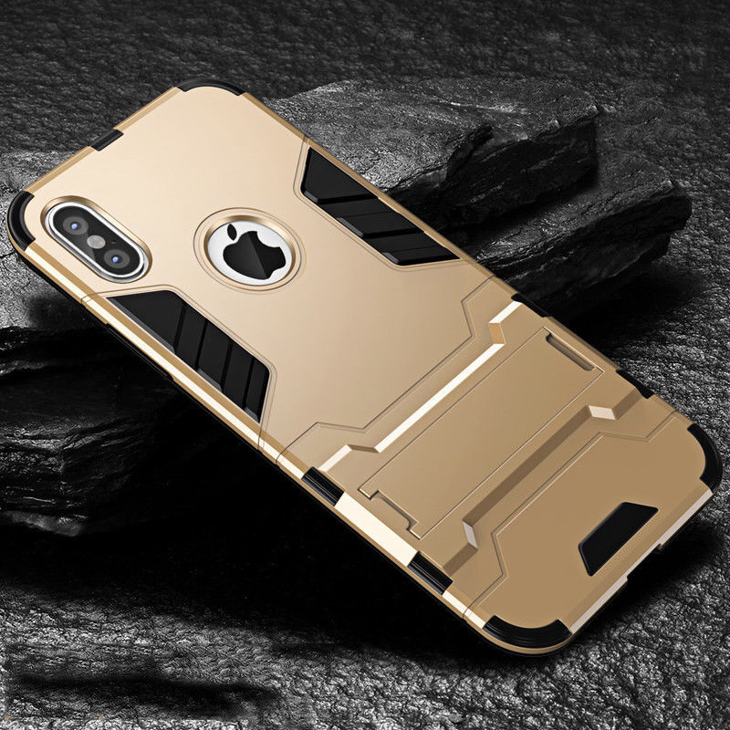 Luxury Stand Armor Phone Holder Case For iPhone
